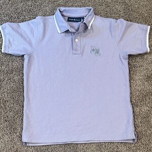 Trendy Psycho Bunny Lavender Gray Boys Pique Polo